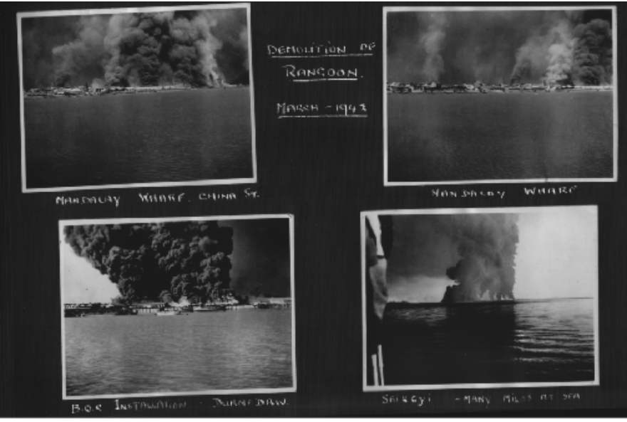 Rangoon demolitions, March 1942